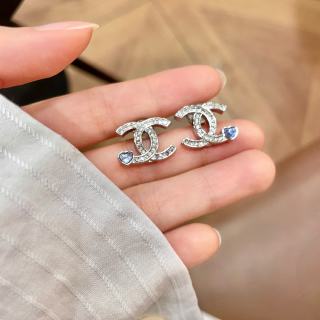 Chanel Elegant Signature CC Stud Earrings