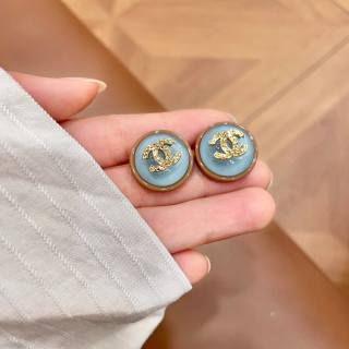 Chanel Colorful Enamel CC Stud Earrings – Elegant Luxury Fashion Jewelry