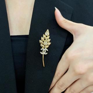 Chanel Elegant Butterfly Crystal Brooch
