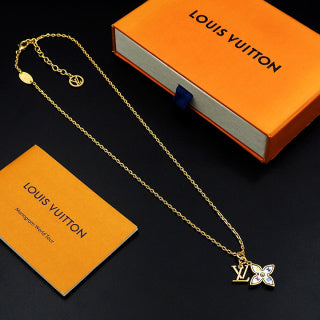 Louis Vuitton Blossom Flower Pendant Necklace