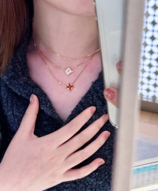 Louis Vuitton Blossom Star Enamel Pendant Necklace