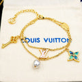 Louis Vuitton Blossom Pearl Charm Bracelet