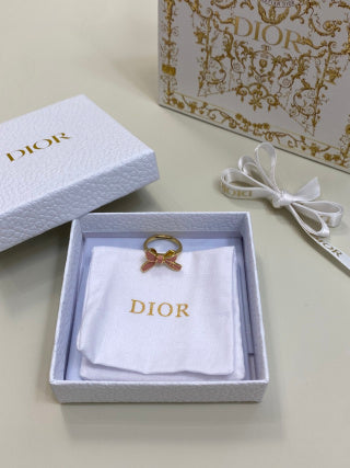 Dior Rosaline Bow Ribbon Ring