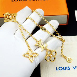 Louis Vuitton Blossom Trio Charm Necklace