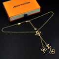 Louis Vuitton Blossom Trio Charm Necklace