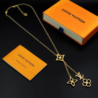 Louis Vuitton Blossom Trio Charm Necklace