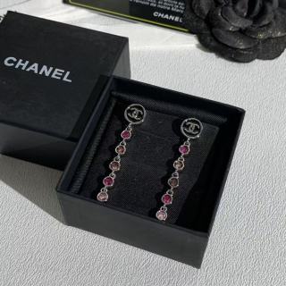 Chanel Crystal Floral Drop Earrings – Elegant Luxury Fashion Jewelry