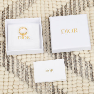 Dior Lumière Signature Gold Ring