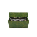 Gucci GG Engraved Open Cuff Bangle Bracelet