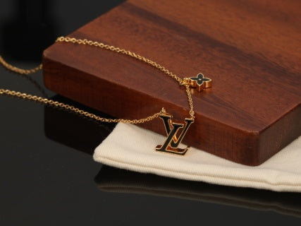 Louis Vuitton Blossom Initial Layered Necklace
