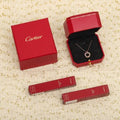 Cartier Celeste Interlock Circle Diamond Necklace