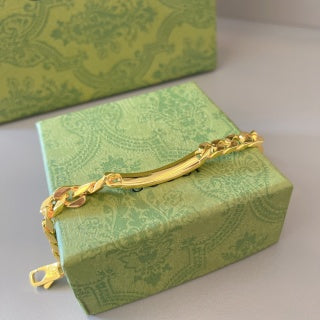 Gucci GG Textured Chain Link Bracelet