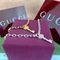 Gucci Key Charm Link Chain Bracelet