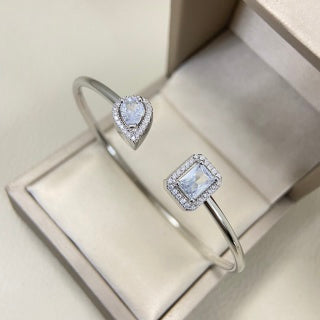 Messika Lucky Move Diamond Open Cuff Bracelet