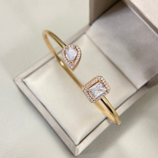 Messika Lucky Move Diamond Open Cuff Bracelet
