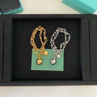 Tiffany Ball Lock Bracelet and Necklace
