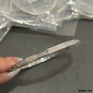 Cartier narrow-width pavé-set diamond bracelet