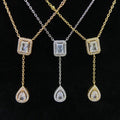 Messika Lucky Move Diamond Teardrop Pendant Necklace