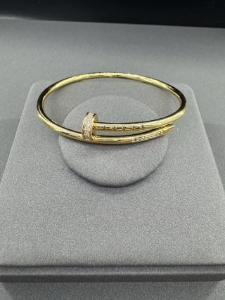 Cartier Juste un Clou bracelet with diamonds on the head and tip