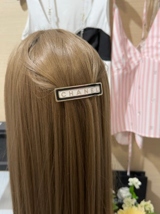 Chanel Logo Barrette Hair Clip – Elegant Luxury Fashion Accessory