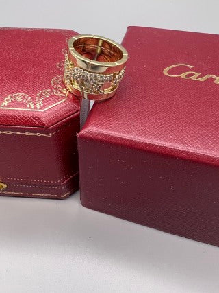 Cartier Veloria Pavé Heritage Band Ring