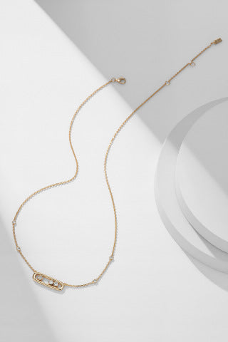 Messika Move Slim Bar Diamond Necklace