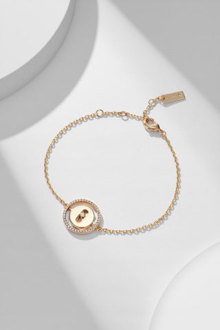 Messika Lucky Move Medallion Diamond Bracelet