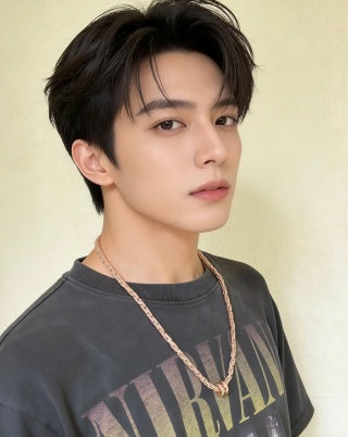 Bvlgari Rose Gold Geometric Link Necklace – Elegant Luxury Jewelry