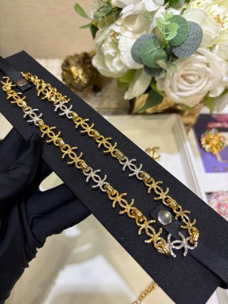 Chanel Vintage Blossom Link Necklace