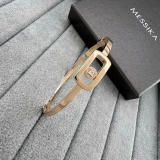 Messika Move Rectangular Diamond Cuff Bracelet