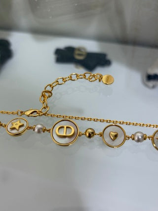 Dior Celestial Medallion Charm Necklace