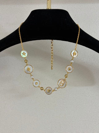 Dior Celestial Medallion Charm Necklace
