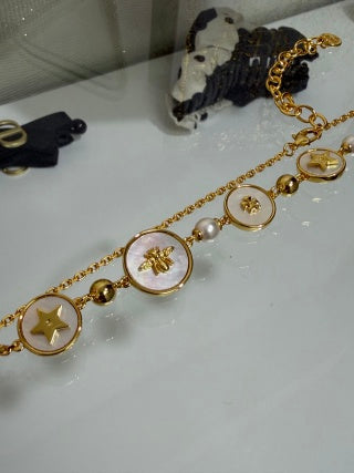 Dior Celestial Medallion Charm Necklace