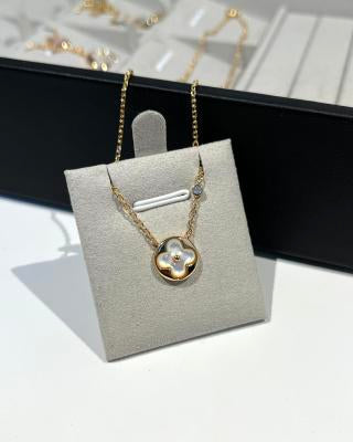 Louis Vuitton Blossom Pearl Monogram Pendant Necklace