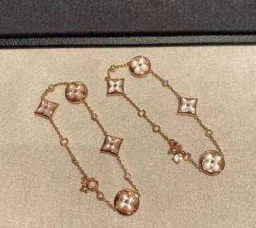 Louis Vuitton Blossom Pearl Monogram Charm Bracelet