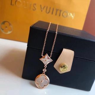 Louis Vuitton Blossom Flower Pendant Necklace