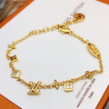 Louis Vuitton Diamond Charm Link Bracelet