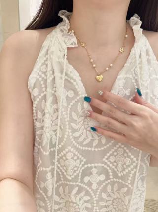 Dior Stella Perla Charm Necklace