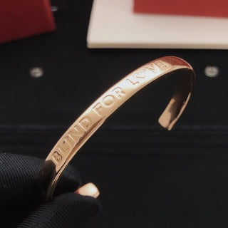 Gucci Engraved Logo Cuff Bracelet Trio