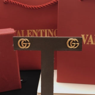 Gucci Triple Interlocking G Stud Earrings
