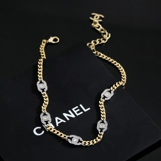 CHANEL Seraphina Dual-Tone Chain Necklace