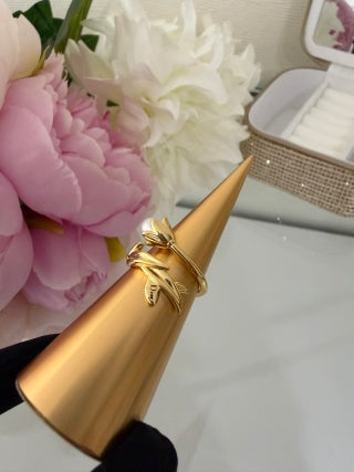 Dior Perle Jardin Bow Ring