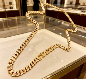 Gucci GG Interlocking Link Chain Necklace