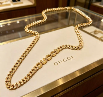 Gucci GG Interlocking Link Chain Necklace