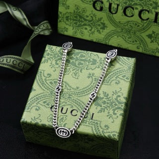 Gucci Interlocking G Medallion Chain Necklace