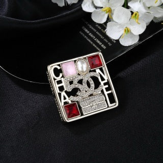 CHANEL Camille Heritage Emblem Brooch