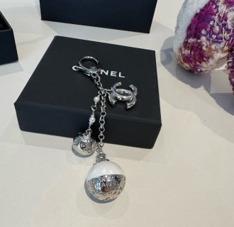 Chanel Timeless Pearl Ball Bag Charm