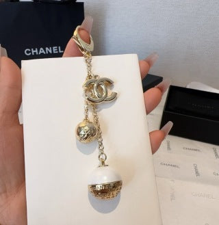 Chanel Timeless Pearl Ball Bag Charm