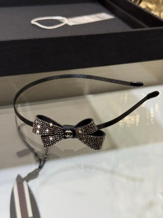 Chanel Elegant Crystal Ribbon Headband