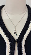 Chanel Elegant Layered Signature Pendant Necklace